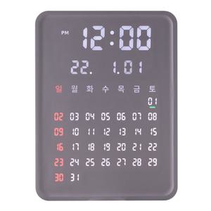 플라이토 포시즌 캘린더 인테리어 와이파이 LED 벽시계 집들이 개업식 무소음 벽걸이시계