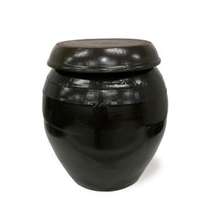 장수옹기 옹기 항아리 8호 85L 대용량 항아리 소금 고추장 된장 장독대