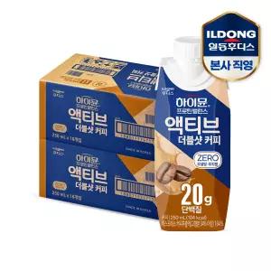 하이뮨 프로틴 밸런스 액티브 더블샷커피 ZERO(250ml*18입) 2박스