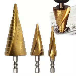 A-11 스텝 드릴 세트 (트위스트) 스탭 드릴 비트 기리 3P