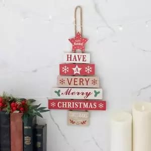 [텐바이텐]메리크리스마스 우드벽트리 장식