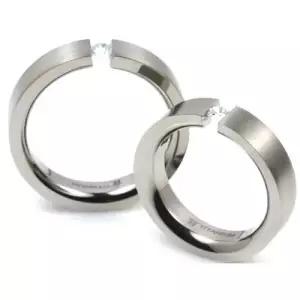 T-708 DIA CO 다이아몬드 티타늄 커플링 반지 이니셜무료 무료배송 맞춤제작 평생AS