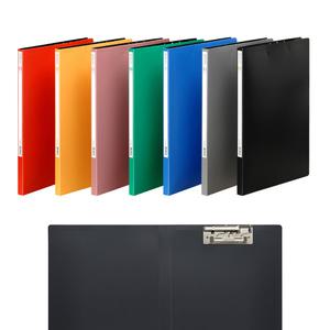 문화산업 PP 레버클립화일 상철 A4 칼라 플라스틱 원터치 펀치리스 파일