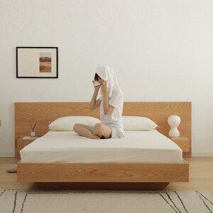 [몽트노블]광폭 순면 60수 화이트 호텔 침대 매트리스 플랫시트 침대시트 커버