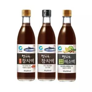 청정원 (참치액/꽃게참치액/구운대파채소액) 950g 3종 2개 골라담기