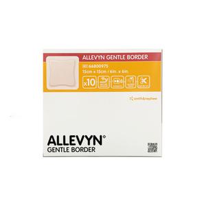 알레빈 젠틀 보더 15x15cm 10매 습윤밴드 욕창 수술 폼드레싱 반창고