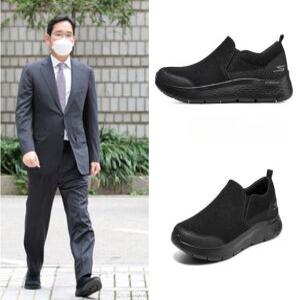고워크 족저근막 스케처스 이재용 남성 캐주얼 슬립온 편안한 운동화