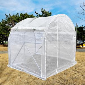 조립식 비닐하우스 FPH-222PRO 롤업 도어 모기장 미니 소형 다육이 온실 텃밭 농사 농막 창고 천막 페리코