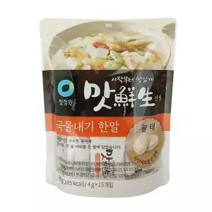 청정원 맛선생 황태 60g x 2봉(4gX30입) / 동전육수 코인육수 국물내기 한알