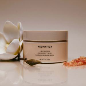 [공식][클리어런스]아로마티카 멜로우니스 오일 인 바디크림 매그놀리아&샌달우드 200ml