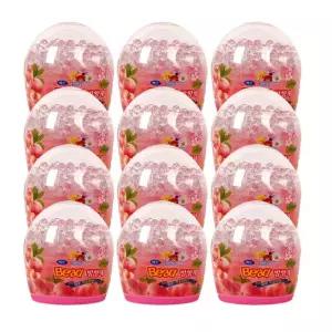 해피룸 돔형 비드방향제 350g  복숭아향 12개 1세트