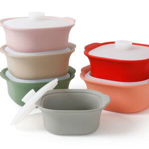 카시안 국산 실리닷 프리미엄 실리콘 사각냄비 GI 라면용기 전자레인지 계란찜