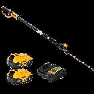 디월트 무선 헤지 트리머 20V 충전공구 장대 전정기 배터리(5.0) 2개 세트 DCMPH566P2