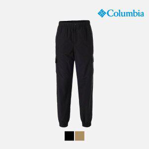 [컬럼비아]유니 풀밴딩 카고 조거 팬츠_블랙 (C54-YUD801)