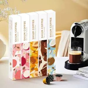 네스프레소호환 코코넛 리치 초코렛 자스민 캡슐커피 4종80캡슐 쉼커피 스페셜 아라비카