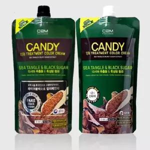 씨투엠 캔디티에스 칼라 크림 페이크블랙(1제 +2제) 400ml 톤다운 전용 페이크블랙 염색약