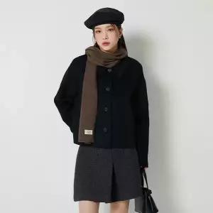 [LAP](타임스퀘어점패션관)[캐리오버]핸드 크롭 코트 (AQ4WTM62)