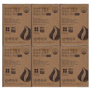 담백하루 초임계 식물성 알티지 오메가 에센스 500 미니 700mg x 30캡슐 6개 / 써클