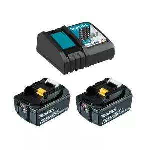 마끼다 18V 충전기 배터리 혼합키트 BL1850B 2개 DC18RC 1개셋트