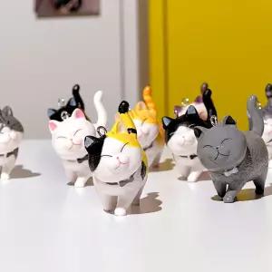 일정_단짝 고양이 찾기 랜덤 키링/인형 가방고리 에어팟 악세사리