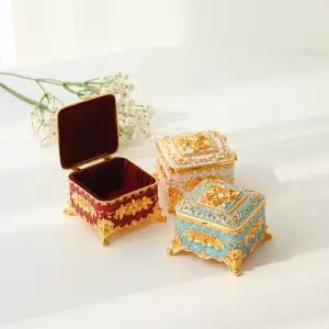 미니 반지케이스 에나멜 사각 보석함(P)