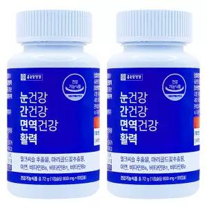 종근당건강 눈건강 간건강 면역건강 활력 6개월분 눈간면활 90캡슐 2개