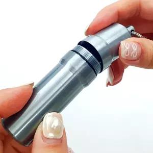 원통형 알루미늄 야외활동담배보관케이스 라이터보관케이스 5개비형