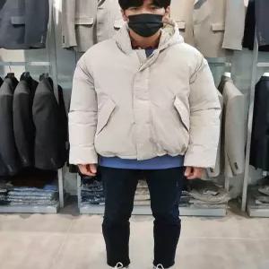[워모] F/W 워모 오버핏 숏 구스다운 패딩 JWLJUJ81