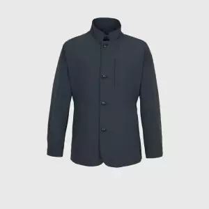 트레몰로 HC09 네이비 사파리 점퍼 SS 봄 남성 네이비 허리 스트링 탈착 라이너 점퍼