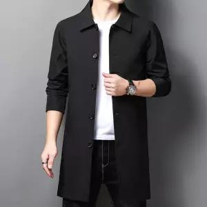 남성패션 트렌치 하프 코트 가을 캐주얼 싱글 자켓 봄 힛템