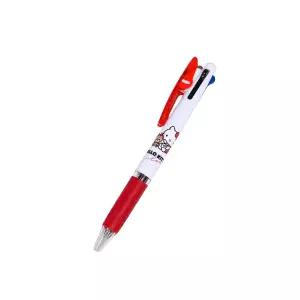 올씨 산리오 헬로키티 흰색바탕 제트스트림 3색 볼펜 캐릭터