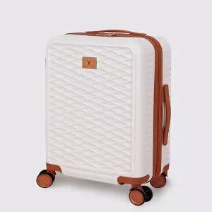 [몽카바](팩토리스토어 강남점)기내용 튼튼한 캐리어 확장형 코랄비치 화이트 20인치