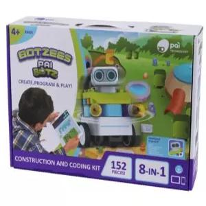 창의융합 코딩로봇/ 파이보츠 클래식 기초과정 세트 (콘트롤러+초음파+서보모터+블록 총 152p