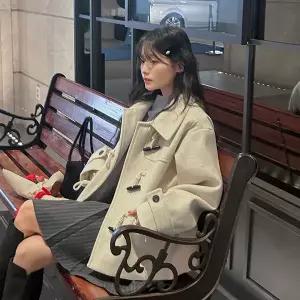 [빅사이즈]이블렛 즈비겐 숏 더플 코트(2온스) 제이스타일