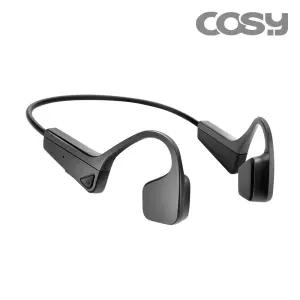 COSY 골전도 블루투스 이어폰 귀걸이형 스포츠 자전거 운동 통화 마이크 이어셋 EP2158BTB