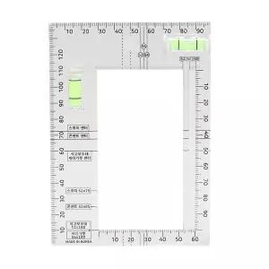멀티 타공 가이드 매입 스위치 콘센트 케이가젯 철박스 석고 보조대 타공 표시