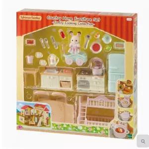 실바니안패밀리 불이 들어오는 빨간지붕 이층집 비밀 다락방 학습교재 수업교구 어린이 선물