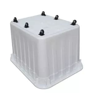 플라스틱 사각 다라이 대용량 레드 농업용 고무 양동이