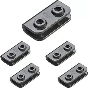 5개 직사각형 브래킷 다리 팝업 텐트 가제보 교체 커넥터 예비 부품 야외 가구용