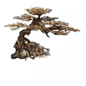 대형소나무유목성형 분재수석어항장식 파충류은신처 거북이쉼터 수족관수초 수경조경 침목모스자