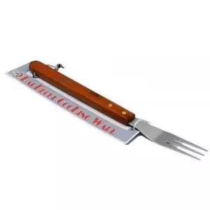 [셀러에이드]bns 자연목 손잡이 캠핑 바베큐용 스텐 포크