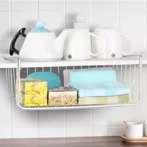 주방 상부장 걸이형 대형 스텐 와이어 찬장밑 선반 정리대 수납 공간활용