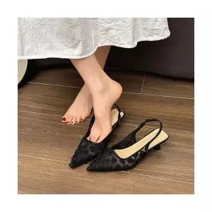 여자 웨지힐 샌들 슈즈 여름 빅사이즈 스틸레토 펌프스 스트랩 힐 BE5