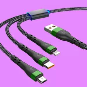 3in1 멀티 고속 충전케이블 동시충전 아이폰 C핀 5핀