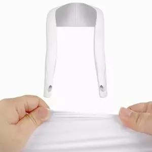 일체형 세일 흰색 여름용 팔토시 베스트 화이트