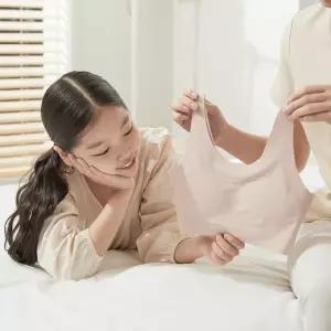 쿠프 주니어 브라 스포츠브라 1단계 여아 초등 중고등 어린이 학생 속옷 심리스 노와이어 브래지어