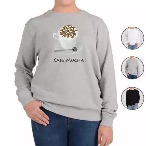 [하프클럽/알티피아]맨투맨 전색상 디저트 커피 카페모카 프린트셔츠