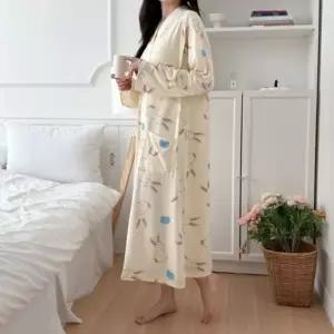 벨라마마 빅사이즈 캡내장 브라캡 모유수유잠옷 임산부잠옷 원피스 출산복