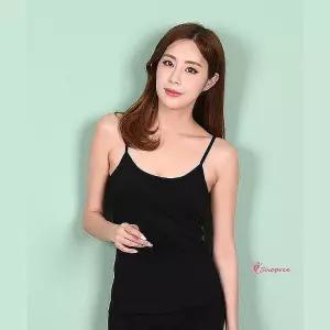 사모아 캡 런닝 스판 여자 여성 패드장착 끈 브라 캡브라 메리야스 러닝 속옷 끈스판ssu347