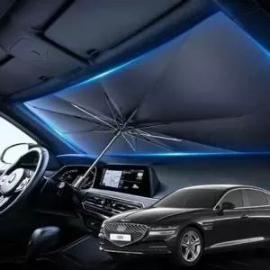 앞유리커버 80 햇빛가리개 제네시스 차량용 우산형 그늘막 운전석 앞창가리개 커버 가림막 자동차 차량 용